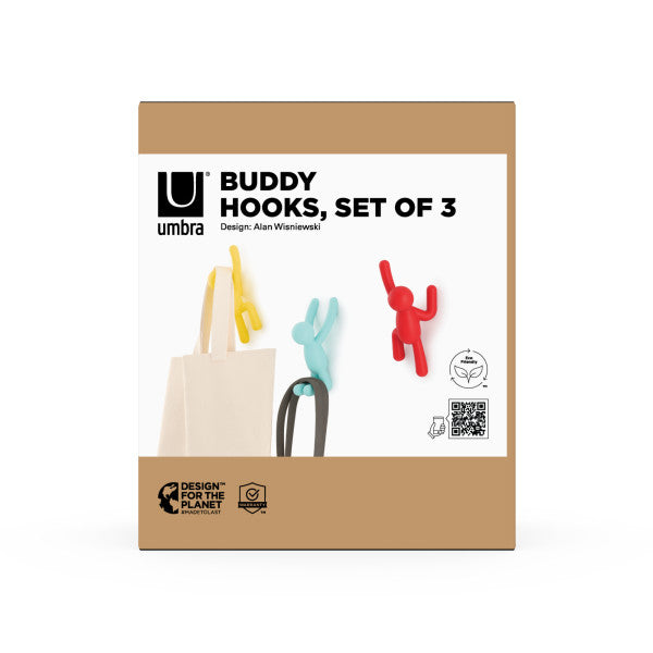 Umbra Buddy Hooks Assorted Set of 3