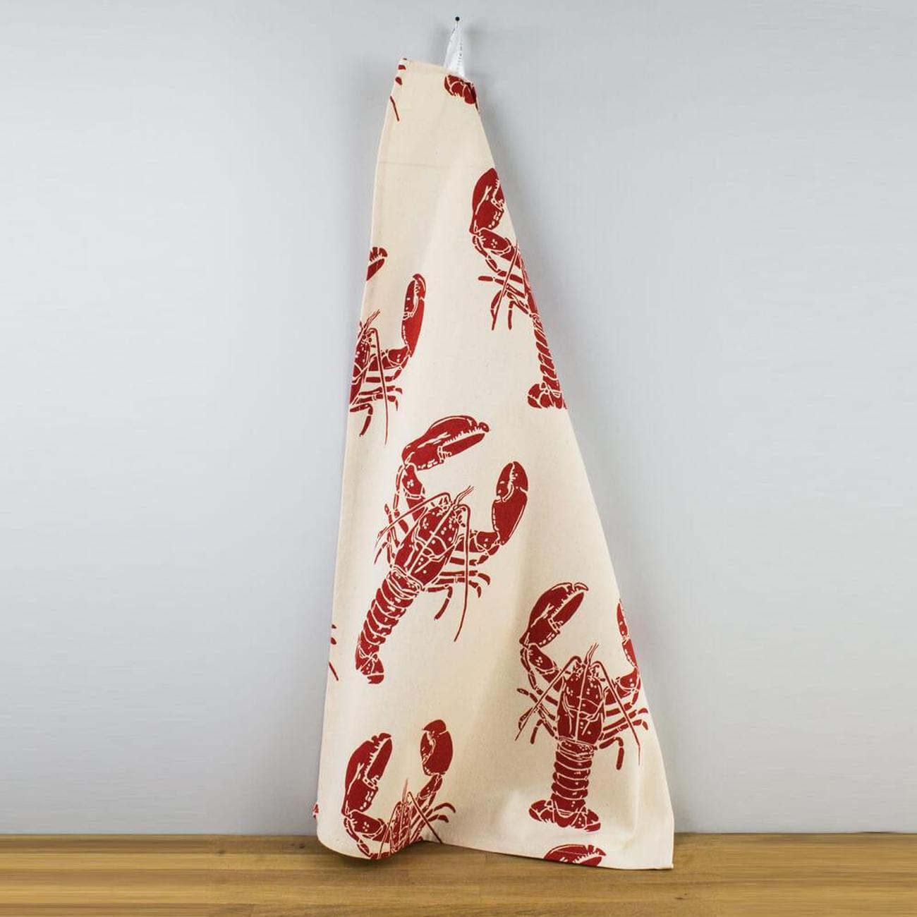 Ulster Weavers Tea Towel Lobster Red