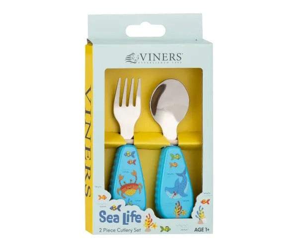 Viners Kids Cutlery Sea Life Kids 2 Piece