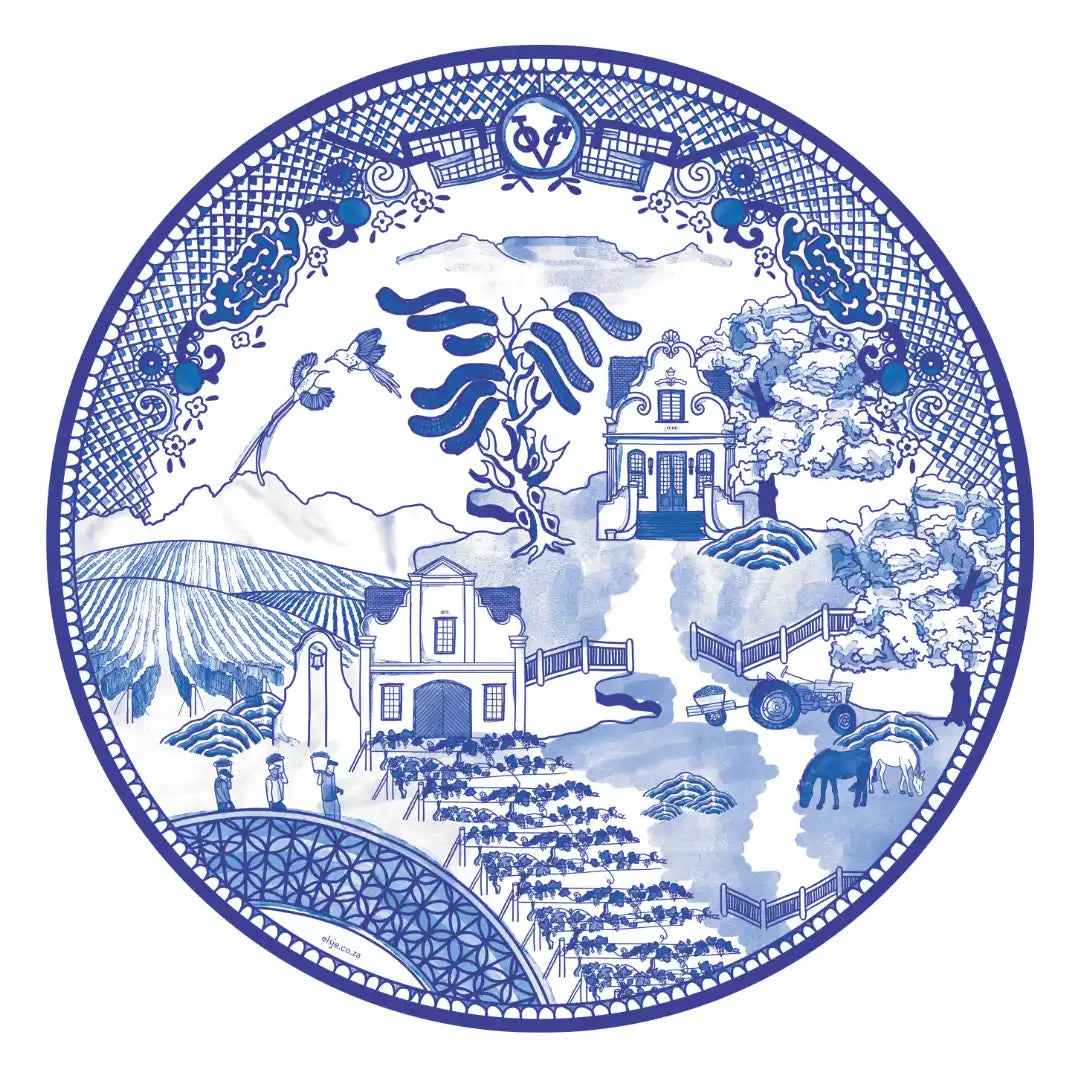 Placemat Round Winelands Willow