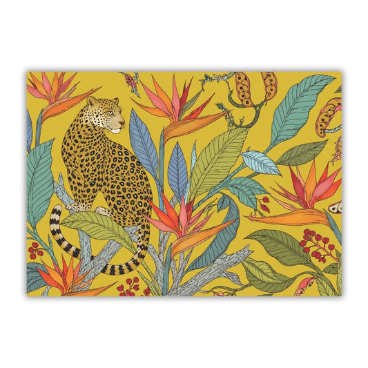 Placemat The Leopard Garden Yellow