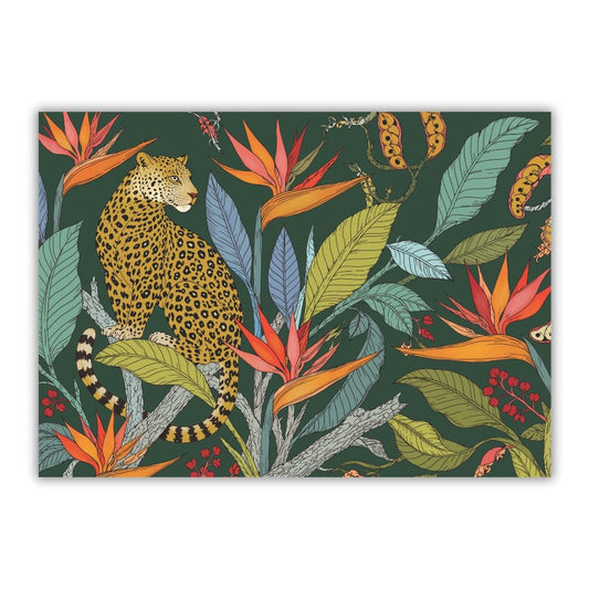 Placemat The Leopard Garden Green