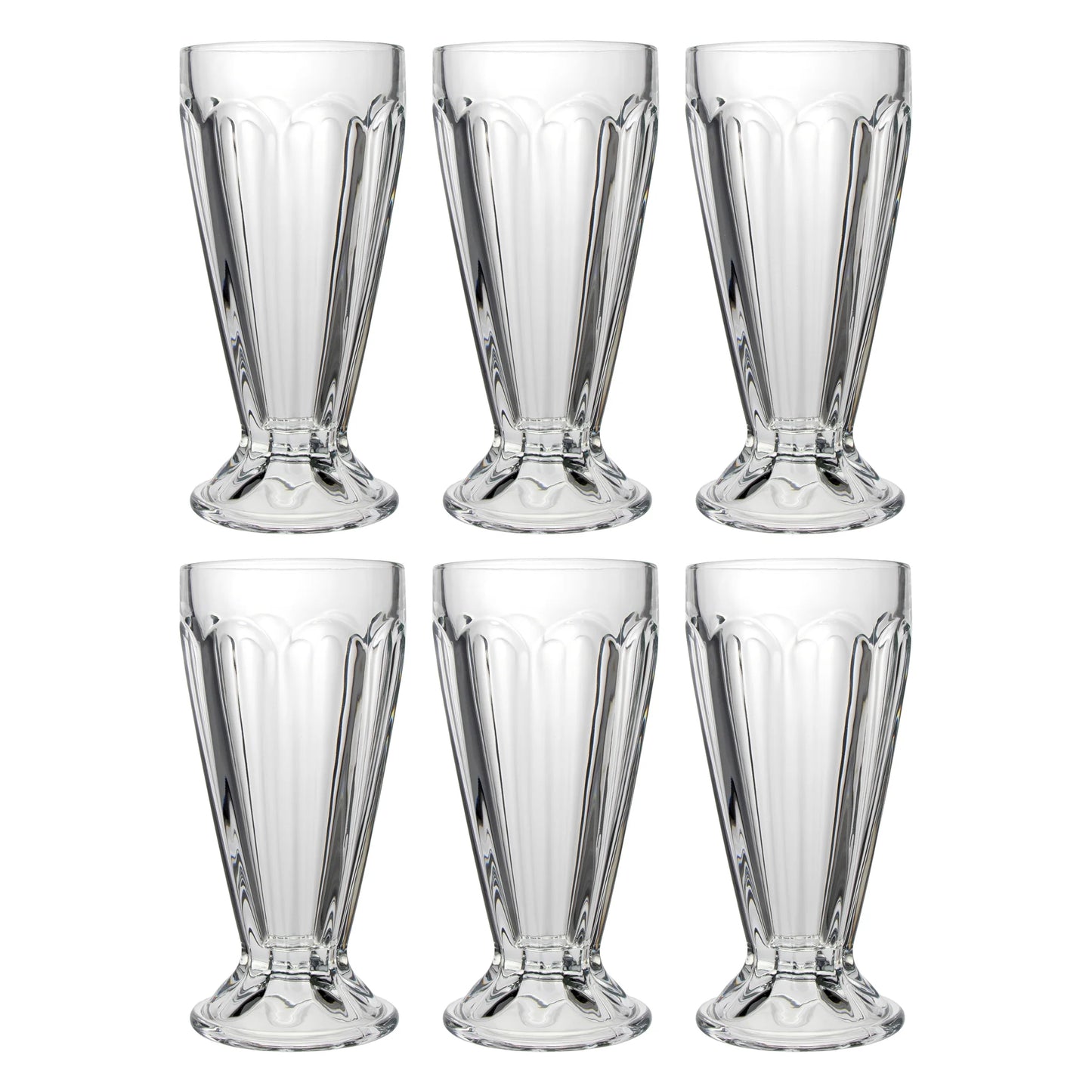 Regent Soda Milkshake Glass 400ml Set of 6