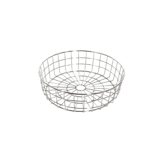 Regent Chrome Wire Basket Round 254mmx75mm