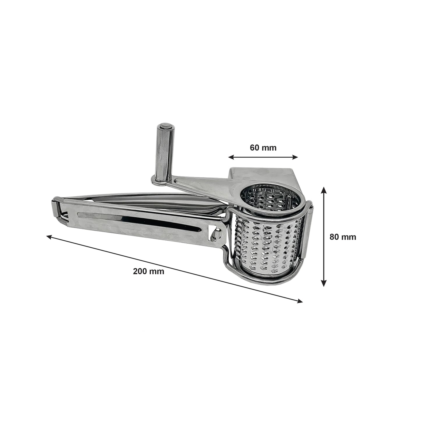 Rotary Cheese Grater Stainless Steel