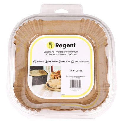 Air Fryer Square Parchment Paper 50Pc 160x160