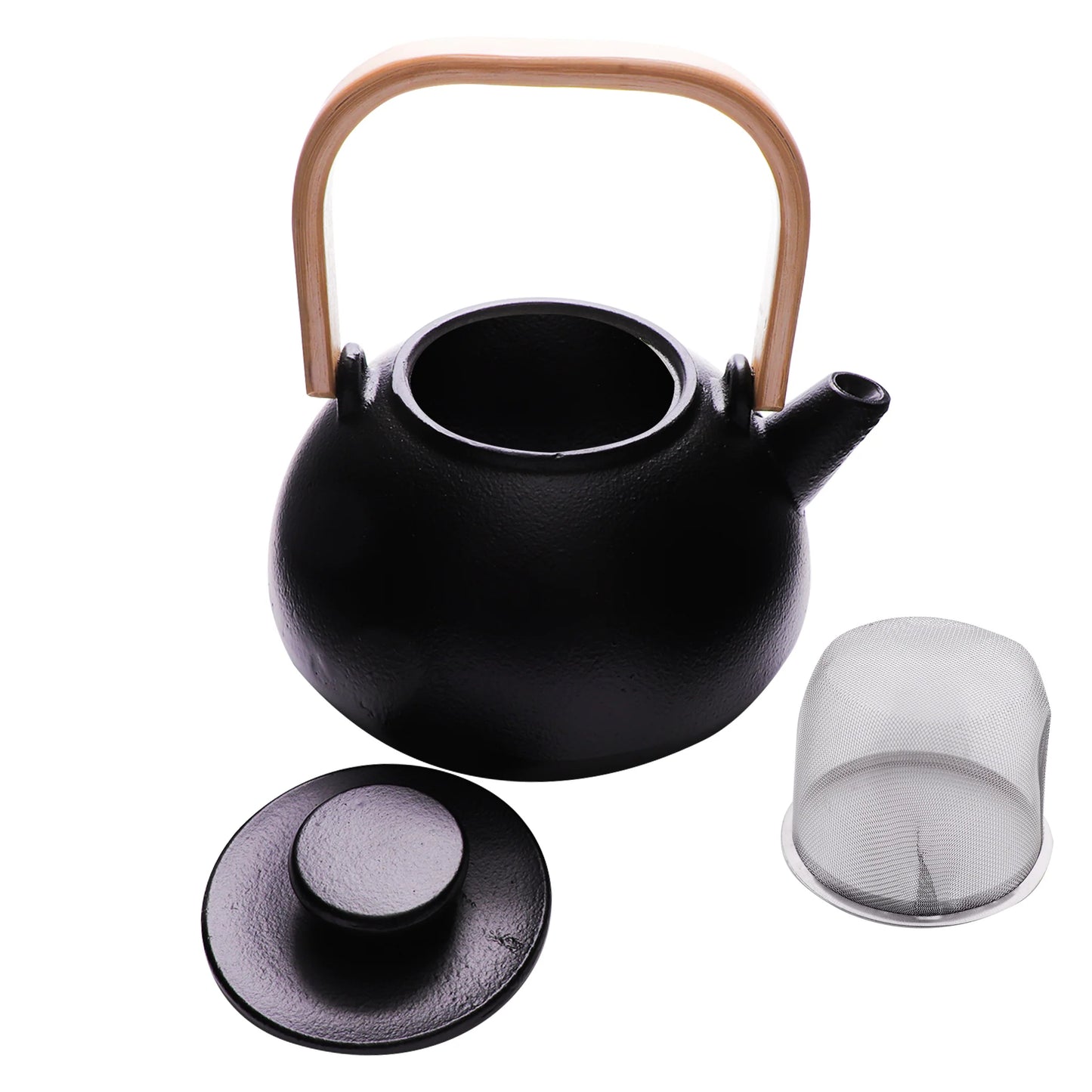 Regent Cast Iron Japanese Teapot Black 900ml