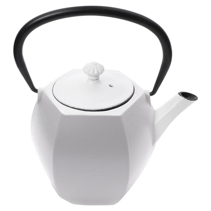 Regent Cast Iron Japanese Teapot White 800ml