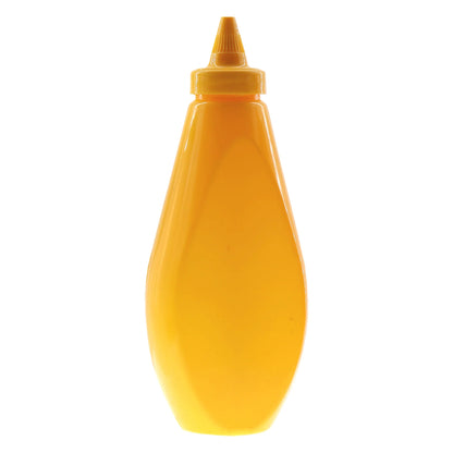 Plastic Flat Squeeze Bottles 500ml Yellow