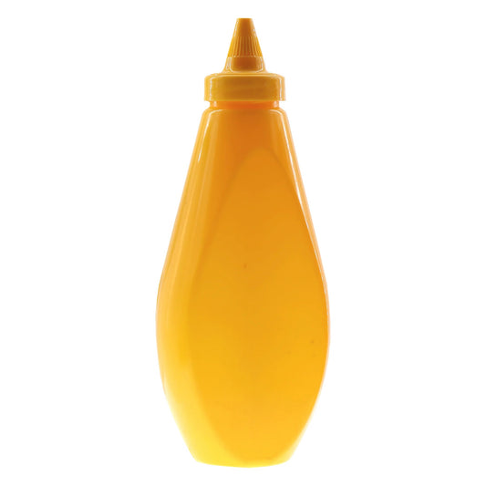 Plastic Flat Squeeze Bottles 500ml Yellow