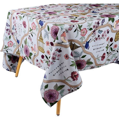 Tablecloth Japanese Garden Organic 180 x 270