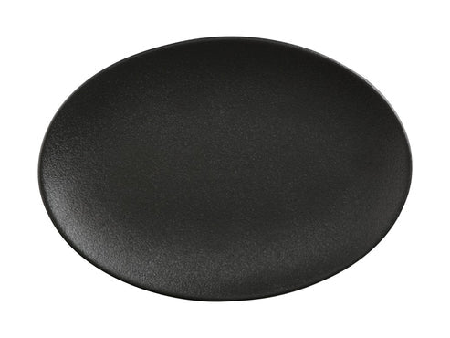 Maxwell Williams Caviar Oval Platter 35x25cm Black