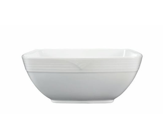 Noritake Arctic White Round Square Bowl Large 22cm