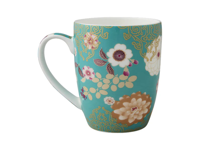 Maxwell Williams Kimono Mug Teal 400ml