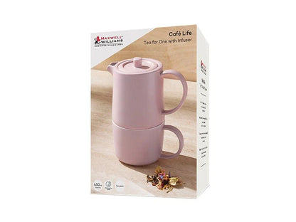 Maxwell Williams CafeLife Tea4One &Inf 450ml Rose