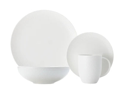 Maxwell Williams Coupe Diamond Dinner Set of 16