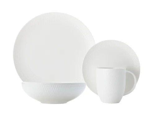 Maxwell Williams Coupe Diamond Dinner Set of 16