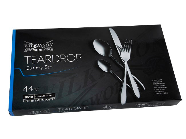 Wilkinson Sword Tear Drop Cutlery Set 44 Piece