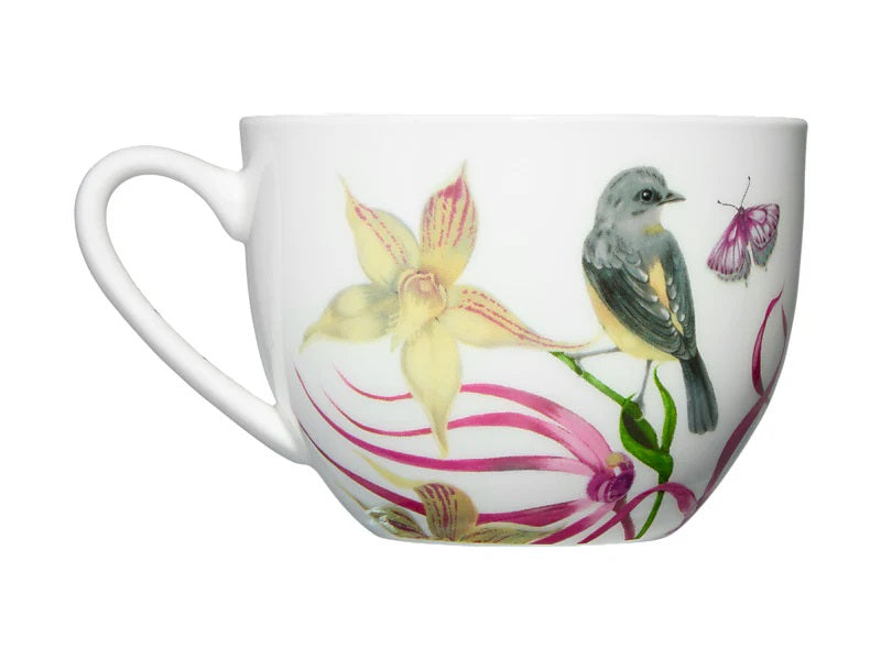 Maxwell Williams Lyric Cup & Saucer Robin