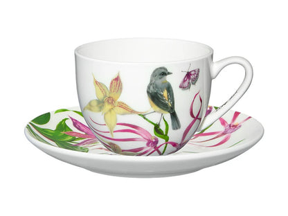 Maxwell Williams Lyric Cup & Saucer Robin