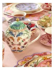 Maxwell Williams Mystique Tall Cup & Saucer Set 4