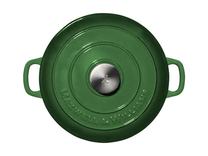 Maxwell Williams Round Casserole Green 26cm