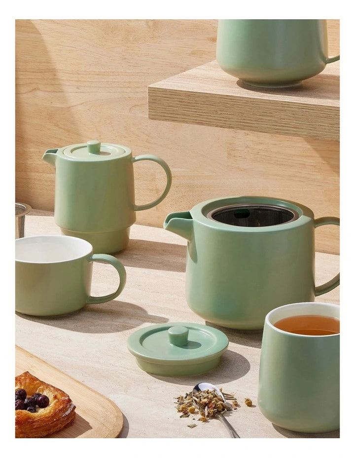 Maxwell Williams CafeLife Teapot &Inf 1L Seafoam