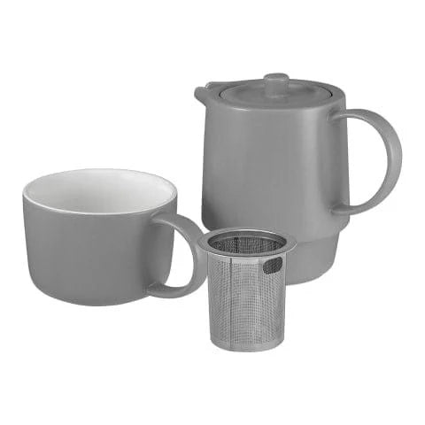 Maxwell Williams CafeLife Tea4One &Inf 450ml Grey