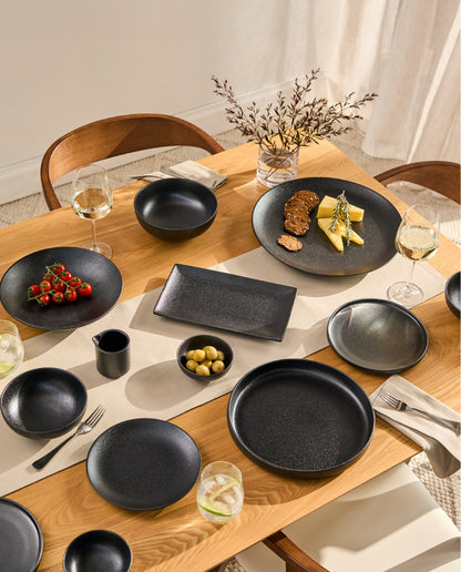 Maxwell Williams Caviar Dinner Set 12 Piece Black