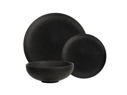 Maxwell Williams Caviar Dinner Set 12 Piece Black