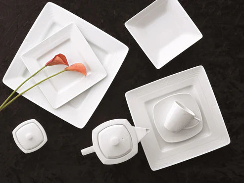 Noritake Arctic White Square Platter Small 20.6cm