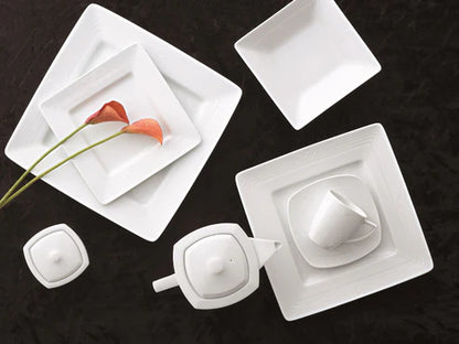 Noritake Arctic White Square Platter Small 20.6cm