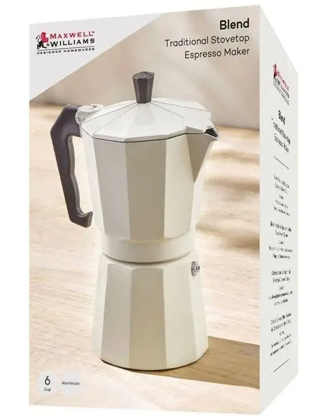 Maxwell Williams Blend Espresso Maker 6Cup Sand