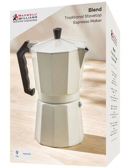 Maxwell Williams Blend Espresso Maker 9Cup Sand