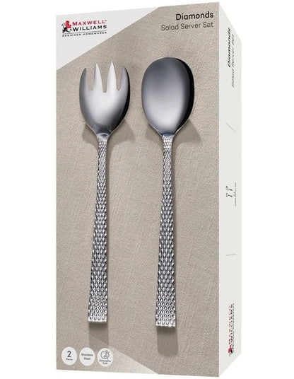 Maxwell Williams Diamonds Salad Server Set 2 Piece