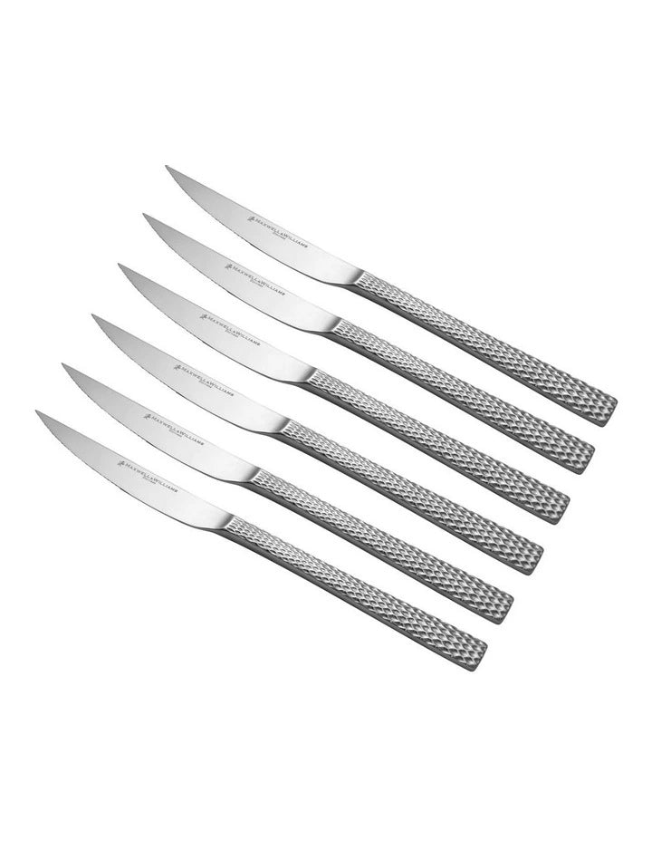 Maxwell Williams Diamonds Steak Knife Set 6 Piece