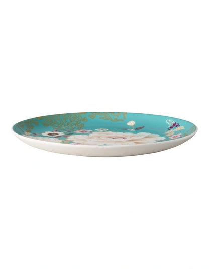 Maxwell Williams Kimono Cake Plate Teal 20cm