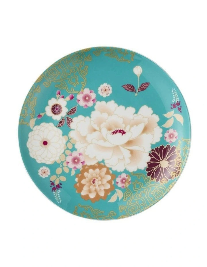 Maxwell Williams Kimono Cake Plate Teal 20cm