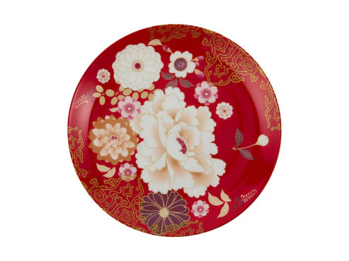 Maxwell Williams Kimono Cake Plate Red 20cm