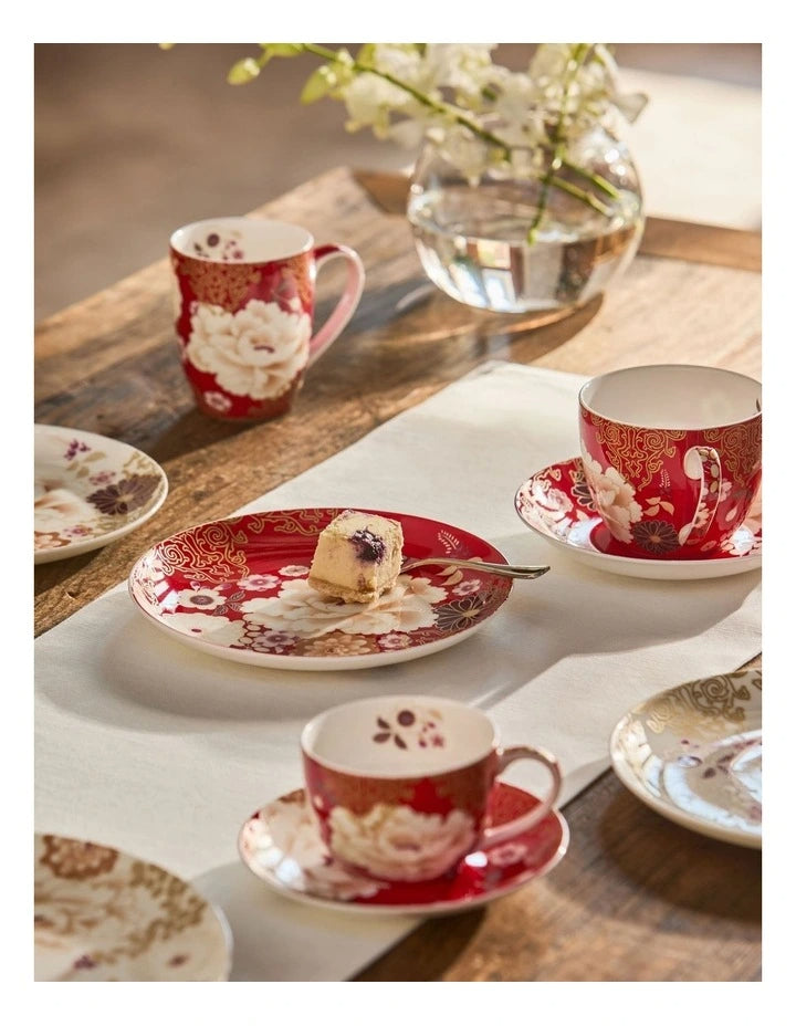 Maxwell Williams Kimono Cup & Saucer Red 300ml