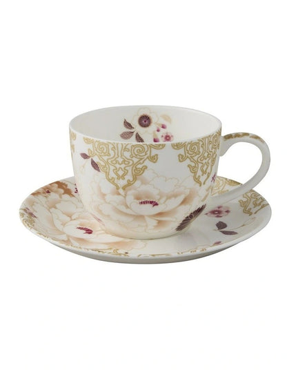 Maxwell Williams Kimono Cup & Saucer White 300ml