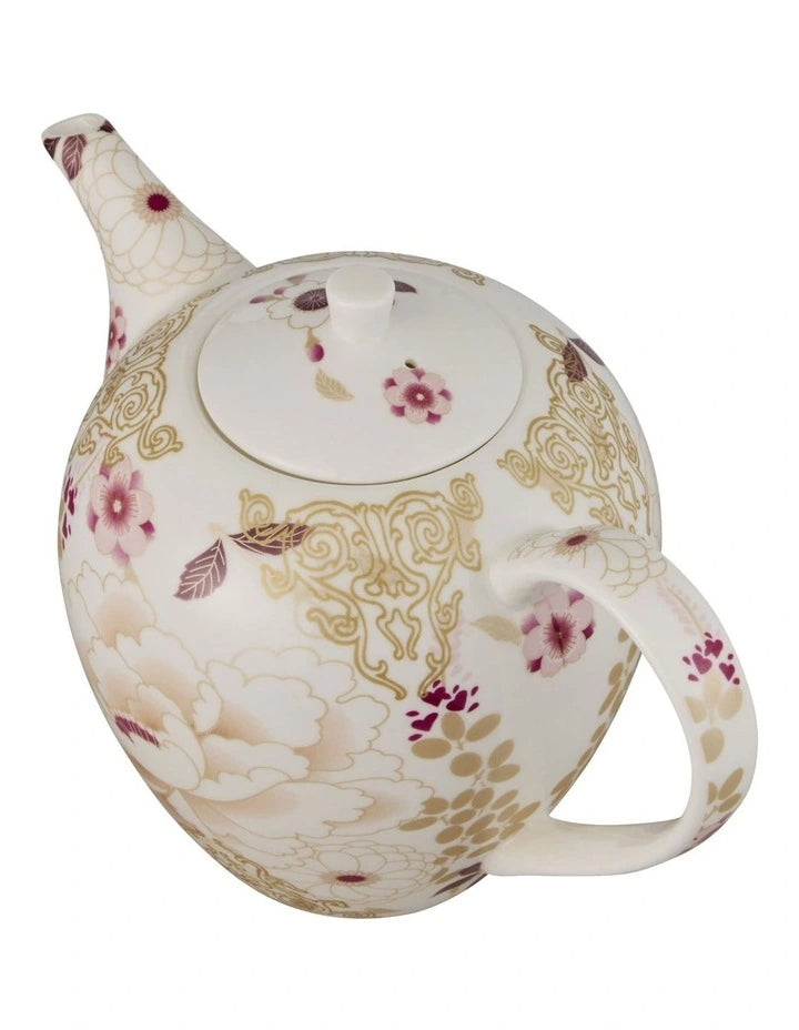 Maxwell Williams Kimono Teapot White 1.1Lt