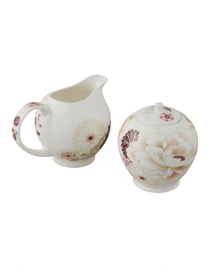 Maxwell Williams Kimono Sugar&Creamer White 2Pc