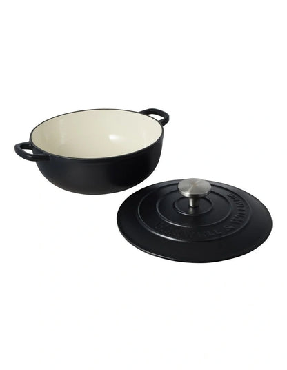 Maxwell Williams Round Casserole Black 24cm 3.3L