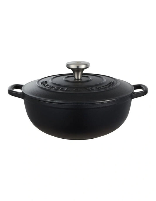 Maxwell Williams Round Casserole Black 24cm 3.3L