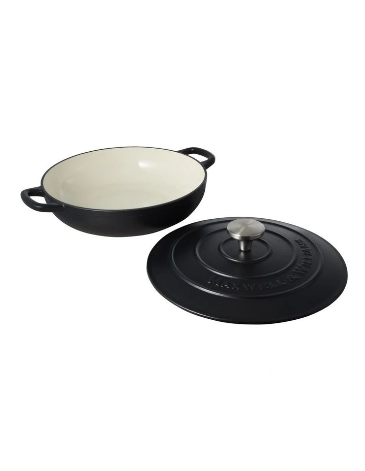 Maxwell Williams Braiser Black 27cm 3.2L