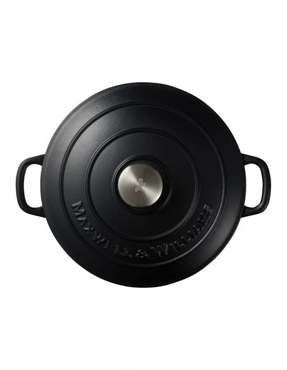 Maxwell Williams Round Casserole Black 26cm 4L
