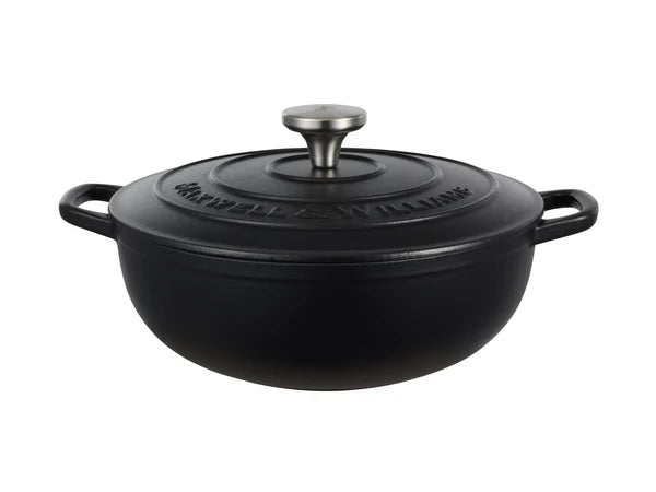 Maxwell Williams Round Casserole Black 26cm 4L