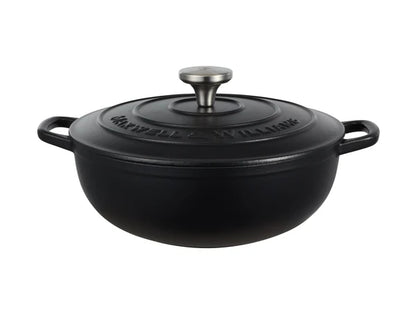 Maxwell Williams Round Casserole Black 26cm 4L