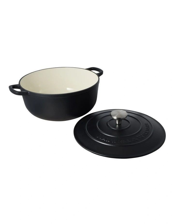 Maxwell Williams Round Casserole Black 28cm 6.2L